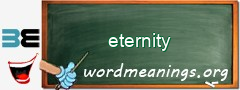 WordMeaning blackboard for eternity